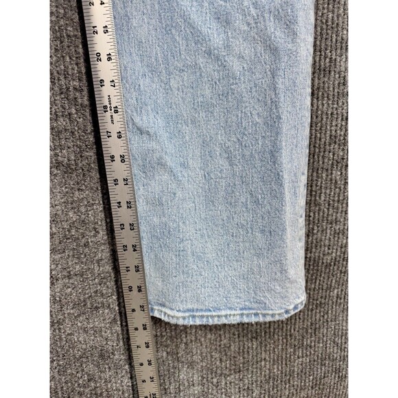 Abercrombie & Fitch Jeans Womens 27/4XS Short Light Wash 90s Relaxed High Rise - Picture 9 of 11